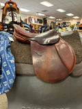 C2809 Used Stubben Jump Saddle 17" (cover included)