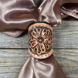 Rodeo Drive Tooled Leather Wild Rag Slides - Assorted