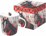 Kelley and Company Bandana Horse Mug and Box
