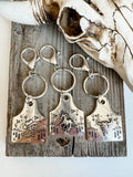 Western ARROW Aztec Pattern | EARTAG Pendant Keychain 