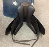 C2710 Used Cavaletti Covered Collection Dressage Saddle 17 1/2"