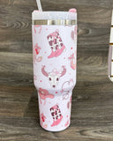 Desheng Cowgirl Western Stainless Steel Tumbler Cup 40oz