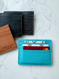 Boho Ranch Shop Western Boot Stitch Leather Credit Card Holder Money holder
