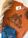 Modern Cowgirl Barrel Racer Tee