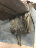 C2774 Used Duet Tango Dressage/Trail 17 1/2" 36 CM Wide Saddle
