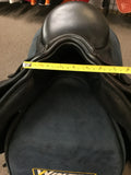 C2726 Collegiate Convertable Dressage 17" Adjustable Tree Saddle