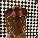 Countryside Co. Canyon Red Dangle Earrings
