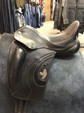 C2711 Used FairFax World Class Monoflap Dressage Saddle 17 1/2" Adjustable Tree