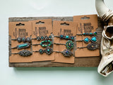 Boho Ranch Shop Western Hair Pin 3 Piece Set Bling Bobby Pin