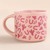 Callie Danielle Western Icons Ceramic Mug - Pink