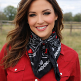 Rodeo Drive Lucky Cards Wild Rag - Western Scarf