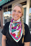 Rowdy Crowd Fabulous Flower Wild Rag/ Scarf