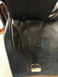 C2726 Collegiate Convertable Dressage 17" Adjustable Tree Saddle