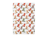 Retro Western Boot Cowboy Cowgirl Kitchen Towel Waffle