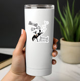 3" Tumbler Horse Sticker / Off Course Bucking / WATERPROOF