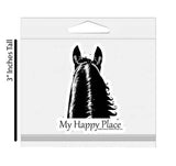 Horse 3" Sticker  Waterproof | Happy Place | Cello Sleeved