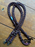 WhinneyWear 8ft Danger Braided Reins
