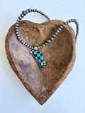 Boho Ranch Shop Western Checkered Lightning Bolt Thunder Pendant Necklace