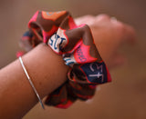 Tirzah Lane Art Rodeo Back Numbers Scrunchie Cowgirl Hair Accessory