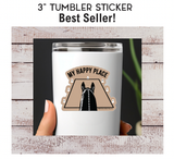 Horse 3" Sticker Waterproof | Dressage | Cello Sleeved