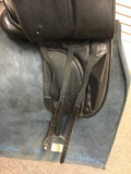 C2726 Collegiate Convertable Dressage 17" Adjustable Tree Saddle