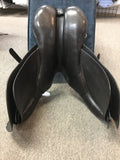 C2777 Used Cliff Barnsby All Purpose 17.5 Medium Wide Saddle