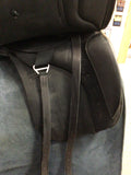 C2712 Used Hastilow Highland Cob Dressage Saddle 17.5" Adjustable Tree