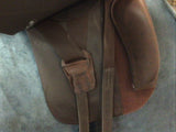 C2710 Used Cavaletti Covered Collection Dressage Saddle 17 1/2"