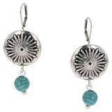 Montana Silversmiths Sunburst Turquoise Attitude Earrings