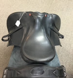 C2774 Used Duet Tango Dressage/Trail 17 1/2" 36 CM Wide Saddle