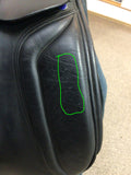 C2712 Used Hastilow Highland Cob Dressage Saddle 17.5" Adjustable Tree
