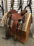 Paul Taylor 15 1/2" Ranch Cutting Saddle Round Skirt