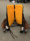 C2721 Ranch Roper 15" Hard Seat Pencil Roll Square Skirt
