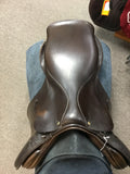 C2801 County Stabilizer Jump Saddle 17.5" Forward Flap