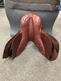 C2809 Used Stubben Jump Saddle 17" (cover included)