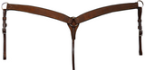 Paul Taylor 1 3/4" Roughout Leather Breast Collar Dark Oil
