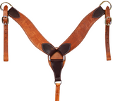 Paul Taylor Two Tone Herman Oak Roping Breast Collar (Oiled)