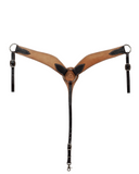 Paul Taylor Two Tone Leather Roping Breast Collar