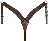 Paul Taylor 2 1/2" Basketweave  Breast Collar (Dark Oil)