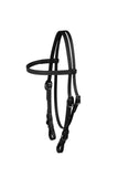 Beta Browband Headstall by Berlin Leather - Buckle Cheeks