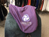 C2710 Used Cavaletti Covered Collection Dressage Saddle 17 1/2"
