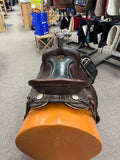 C2823 Used Dixieland Custom Gaited Trail Saddle 16"