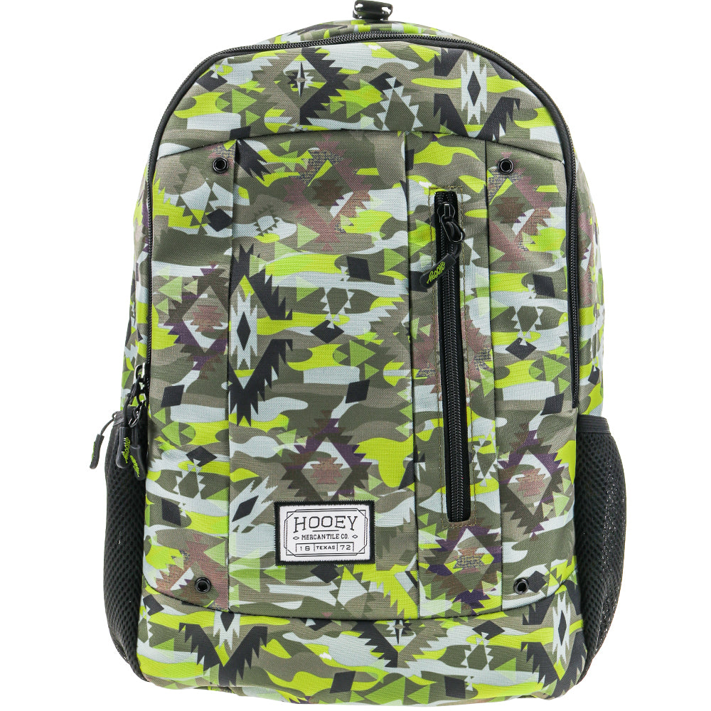 Hooey Rockstar Backpack Camo with Black Accents