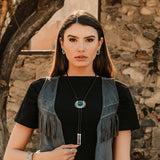 Montana Silversmiths The Pioneer's Turquoise Bolo Tie
