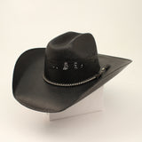 Twister Bangora Western Straw Hat-Black