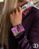 Ranch Dress'n CANYON CACTUS SATIN PERFORMANCE RODEO SHIRT