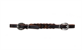Paul Taylor Braided Oiled Latigo Leather Curb Strap