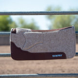 Weaver Leather Synergy Shoulder Relief Close Contact Wool Blend Felt Performance Saddle Pad