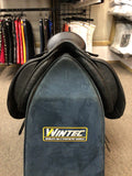 C2712 Used Hastilow Highland Cob Dressage Saddle 17.5" Adjustable Tree