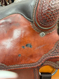 C2763 Used Billy Cook Pro Reiner 16" Saddle